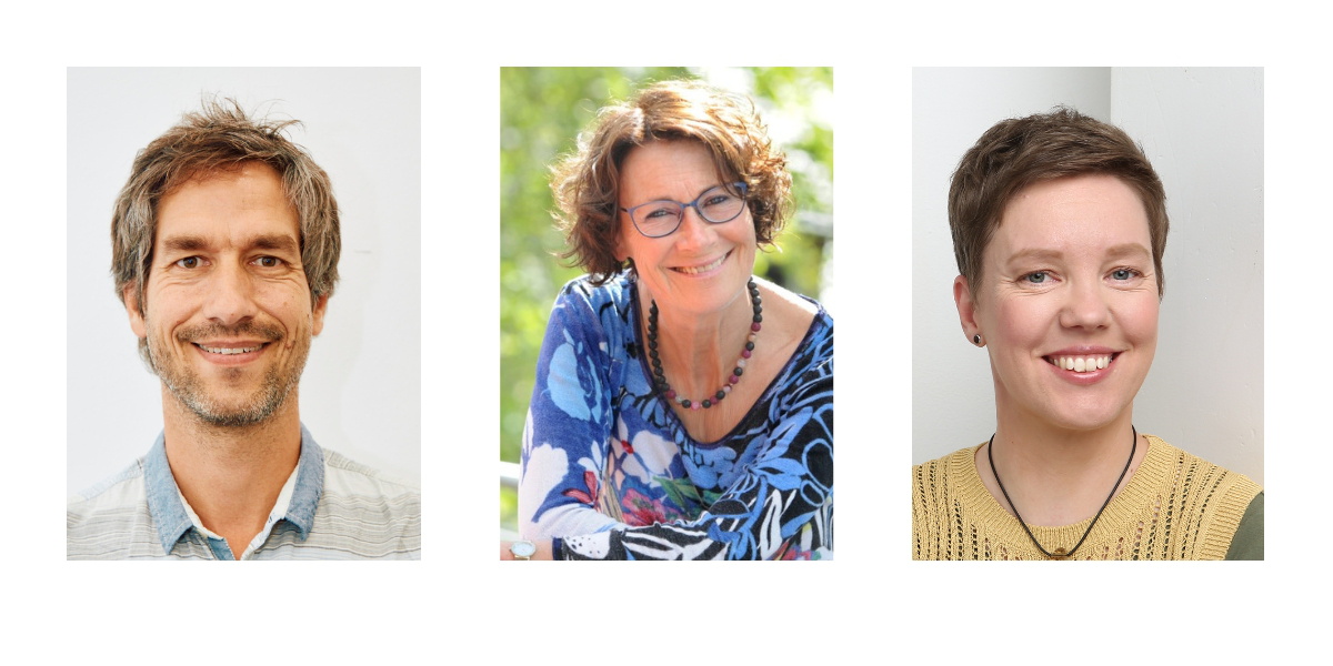 Michael Fuchs, Karen Hug und Franziska Ritter führen durch den Tag